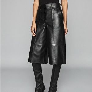 Lotte Leather Trousers Reiss